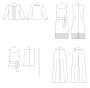 Naaipatroon Butterick 6882 jumpsuit, maat 42-48, Dui/En/Fr