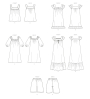 Naaipatroon Butterick 6883 nachtkleding, maat 30-40, Dui/En/Fr