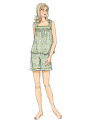 Nachtkleding Butterick 6883 nachtkleding, maat 42-50, Dui/En/Fr
