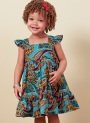 Patron Butterick 6885 robe enfant, taille  71-102cm, en français