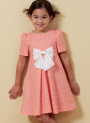 Patron Butterick 6886 robe enfant, taille 89-119cm, en français