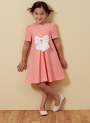 Patron Butterick 6886 robe enfant, taille 89-119cm, en français
