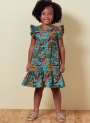 Patron Butterick 6887 robe enfant, taille 89-119cm, en français