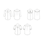 Naaipatroon Butterick 6896 blouse, maat 56-64, Dui/En/Fr