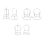 Naaipatroon Butterick 6897 blouse, maat 44-52, Dui/En/Fr