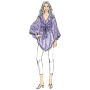 Patron Butterick 6900 robe tunique caftan femme, taille 34-42, en français
