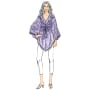 Patron Butterick 6900 robe tunique caftan femme, taille 44-52, en français