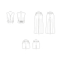 Naaipatroon Butterick 6902 combinatie, maat 46-54, Dui/En/Fr