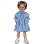 Patron Butterick 6921 manteau enfant, taille 119-132 cm, en français