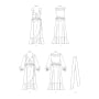Patron Butterick 6926 robe femme, taille 30-38, en français