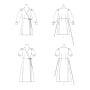 Patron Butterick 6928 robe femme, taille 34-42, en français