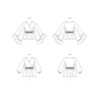 Naaipatroon Butterick 6930 blouse, maat 38-46, Dui/En/Fr