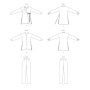 Naaipatroon Butterick 6932 combinatie, maat 34-42, Dui/En/Fr