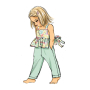 Patron Butterick 6936 ensemble tenue enfants, taille 1/2 - 4 ans, en français