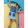 Patron Butterick 6937 combinaison robe enfants, taille 3-6 ans, en français