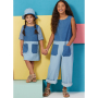 Patron Butterick 6937 combinaison robe enfants, taille 7-14 ans, en français
