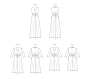 Patron Butterick 6940 robe femme, taille 30-38, en français