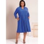 Patron Butterick 6941 robe femme, taille 46-54, en français