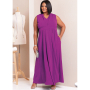 Patron Butterick 6941 robe femme, taille 56-64, en français