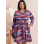 Patron Butterick 6941 robe femme, taille 56-64, en français