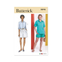 Naaipatroon Butterick 6946 blouse en shorts, maat 30-38, Dui/En/Fr