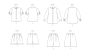 Naaipatroon Butterick 6946 blouse en shorts, maat 46-54, Dui/En/Fr