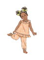 Patron Butterick 6951 ensemble enfant, taille 0,5-4 ans, en français