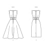 Patron Butterick 6955 robe vintage femme, taille  34-42, en français