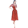 Patron Butterick 6956 robe vintage femme, taille 34-42, en français