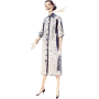 Patron Butterick 6957 manteau vintage femme, taille 32-40, en français