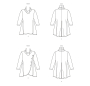 Naaipatroon Butterick 6962 pullover, maat 46-54, Dui/En/Fr