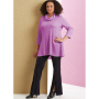 Naaipatroon Butterick 6962 pullover, maat 56-64, Dui/En/Fr