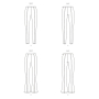 Naaipatroon Butterick 6963 broek, maat 30-38, Dui/En/Fr