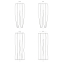 Naaipatroon Butterick 6963 broek, maat 46-54, Dui/En/Fr