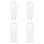 Naaipatroon Butterick 6963 broek, maat 56-64, Dui/En/Fr