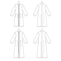 Patron Butterick 6967 manteau femme, taille XS-XL, en français