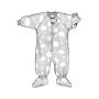 Patron Butterick 6968 gigoteuse bébé, taille XS-L, en français