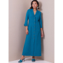 Patron Butterick 6974 robe chemise femme, version papier, taille 42-50, en français