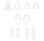 Naaipatroon Butterick 6975 combinatie, maat 34-42, Dui/En/Fr