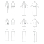 Naaipatroon Butterick 6976 combinatie, maat 40-48, Dui/En/Fr
