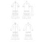 Patron Butterick 6977 robe femme, version papier, taille 32-40, en français
