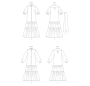 Patron Butterick 6977 robe femme, version papier, taille 42-50, en français