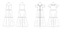 Patron Butterick 6983 robe femme, version papier, taille XS-XXL, en français