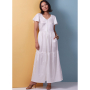 Patron Butterick 6983 robe femme, version papier, taille XS-XXL, en français
