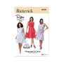 Patron Butterick 6985 robe vintage femme, version papier, taille 34-42, en français