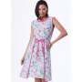 Patron Butterick 6985 robe vintage femme, version papier, taille 34-42, en français