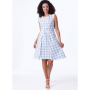 Patron Butterick 6985 robe vintage femme, version papier, taille 34-42, en français