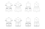 Patron Butterick 6987 robe / barboteuse enfants, version papier, taille 1/2-4 ans, en français