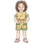Patron Butterick 6987 robe / barboteuse enfants, version papier, taille 1/2-4 ans, en français