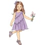 Naaipatroon Butterick 6988 kinderjurk, maat 3-8, Dui/En/Fr